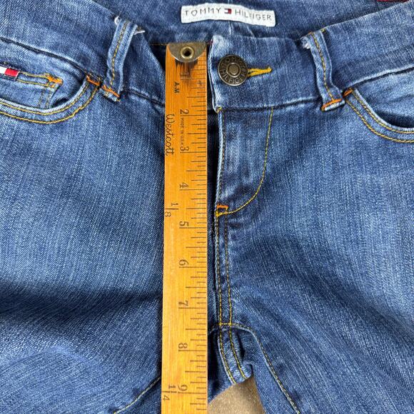 Vintage Y2K Tommy Hilfiger Women’s Jeans Size‎ 4 Blue Bootcut Flare Denim - Picture 12 of 14